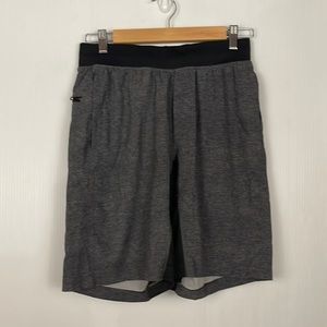 Lululemon Grey and Black Athletic Shorts